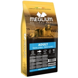 MEGLIUM Dog Adult Trout & Rice 14kg